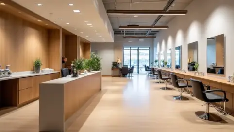 aranżacje salonów fryzjerskich
