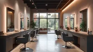 Nowoczesny salon fryzjerski