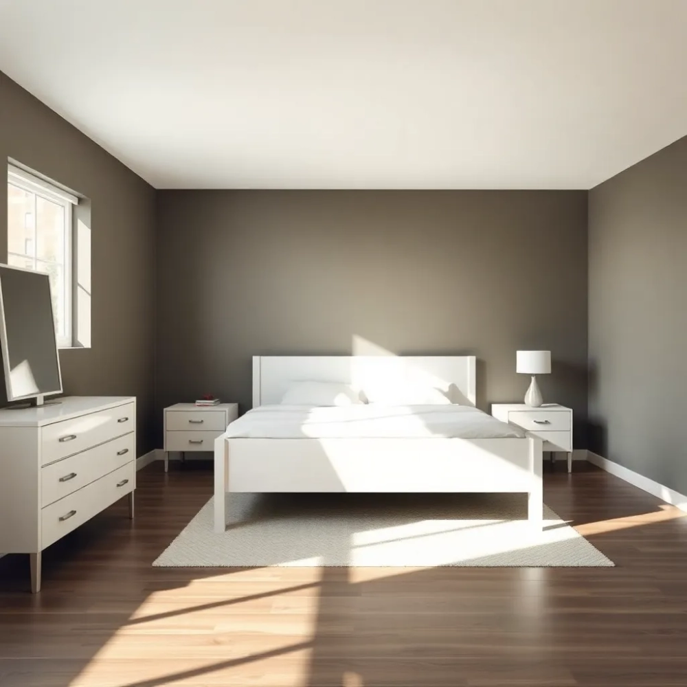 Białe meble w sypialni jaki kolor ścian
