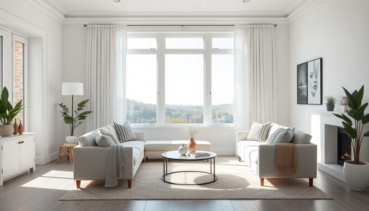 Biały salon inspiracje