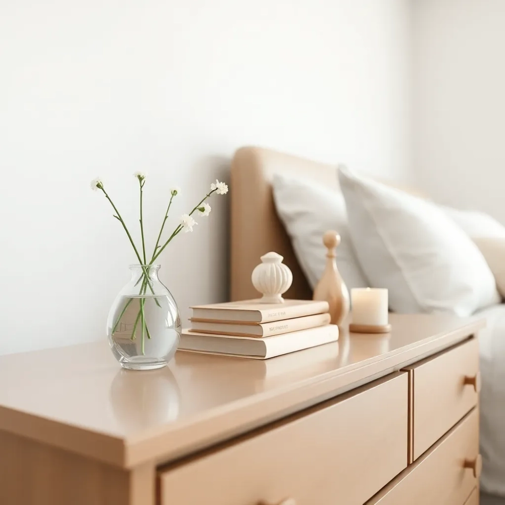 Co postawić na komodzie w sypialni