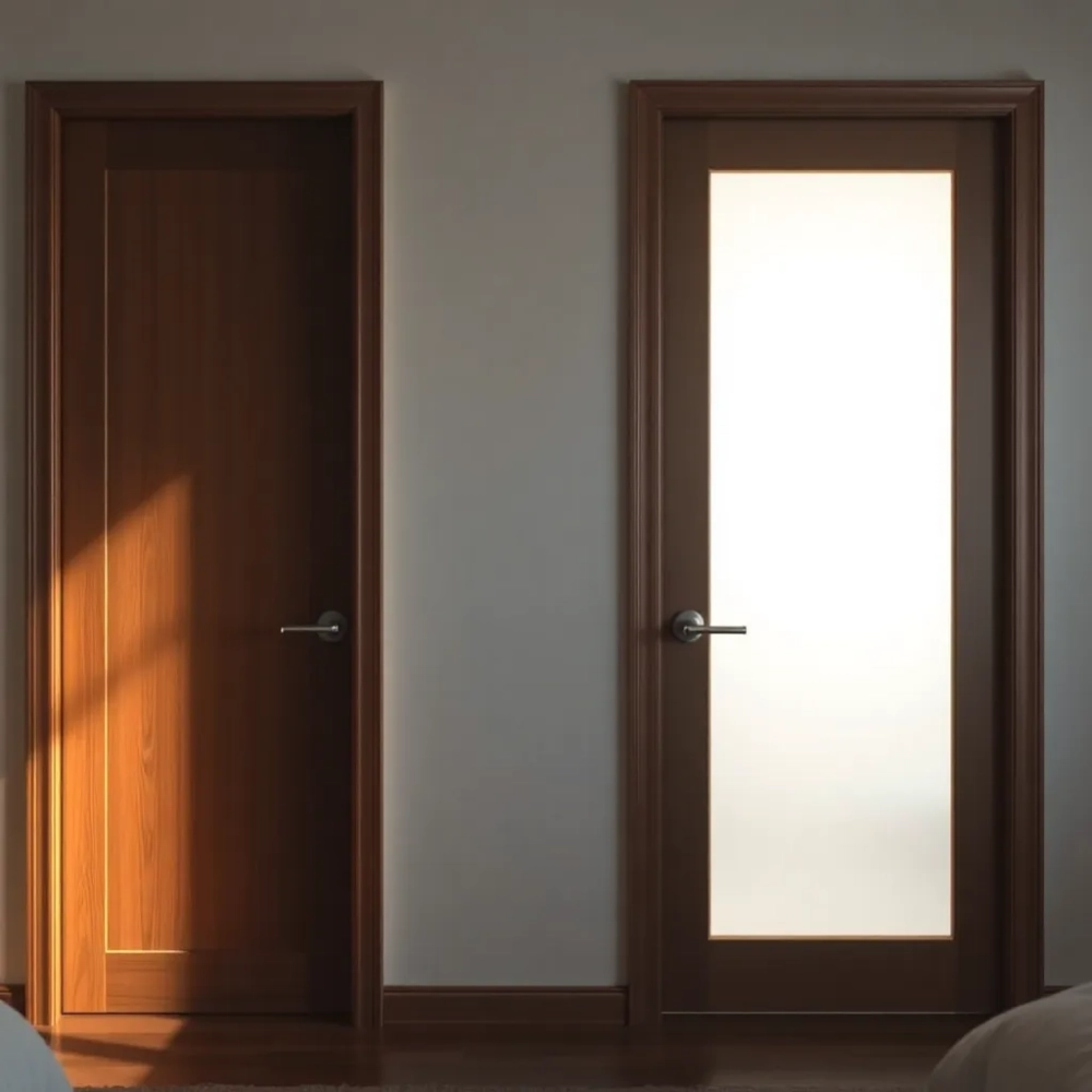 Drzwi do sypialni pełne czy przeszklone