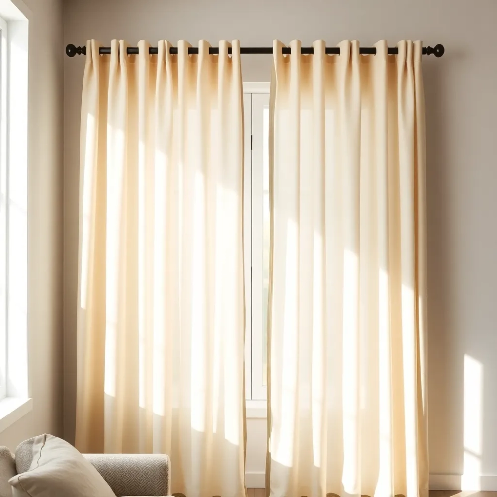 Gotowe firany do salonu wysokość 240 cm