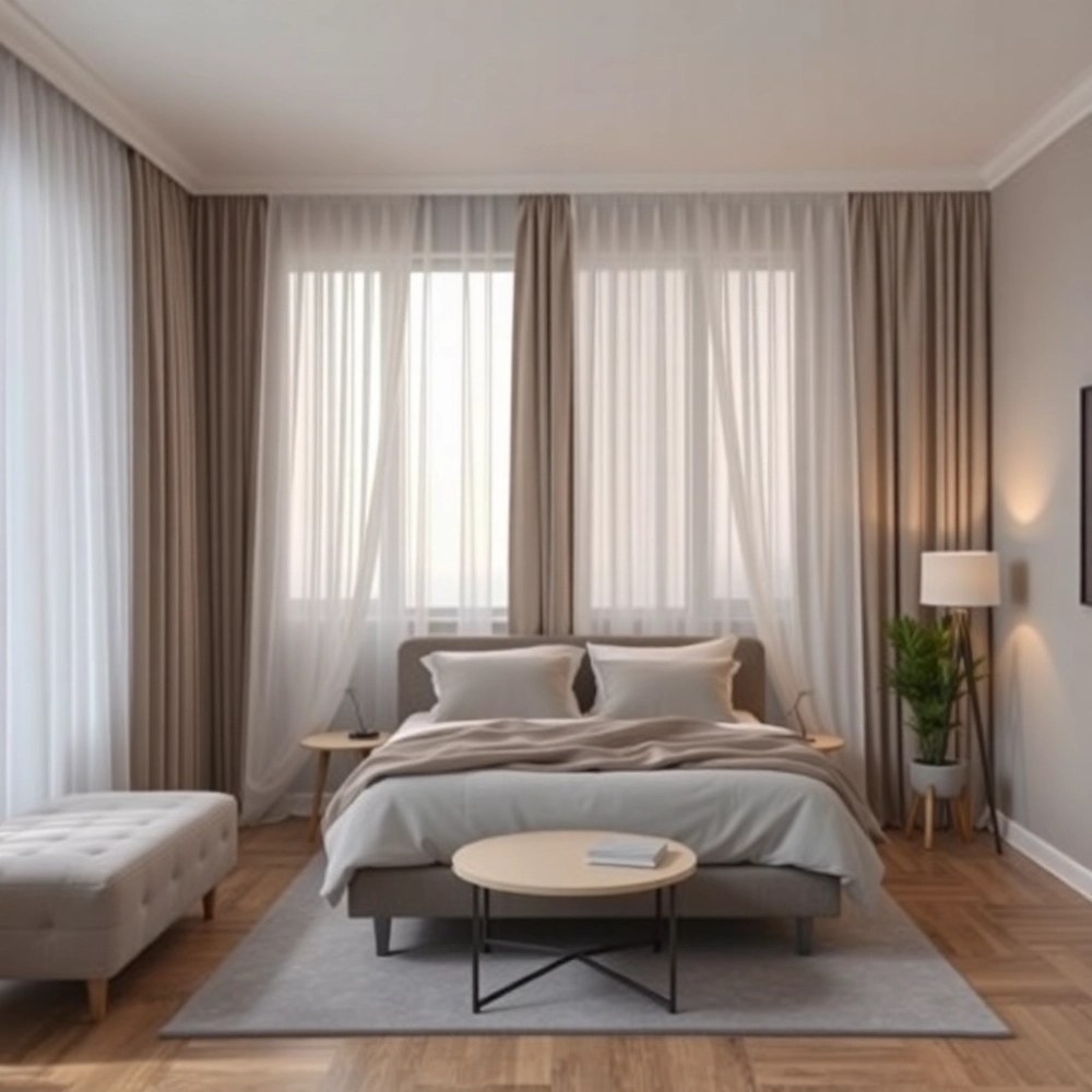 Jak oddzielić łóżko w salonie