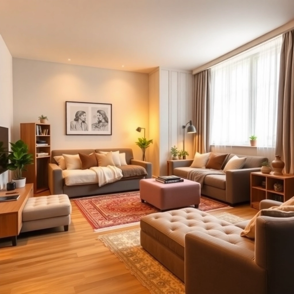 Jak pogodzić salon z sypialnią