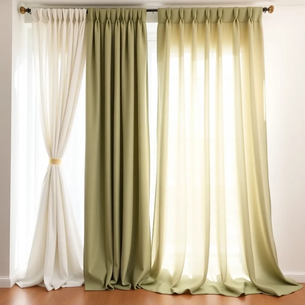 Jak upiąć zasłony w salonie