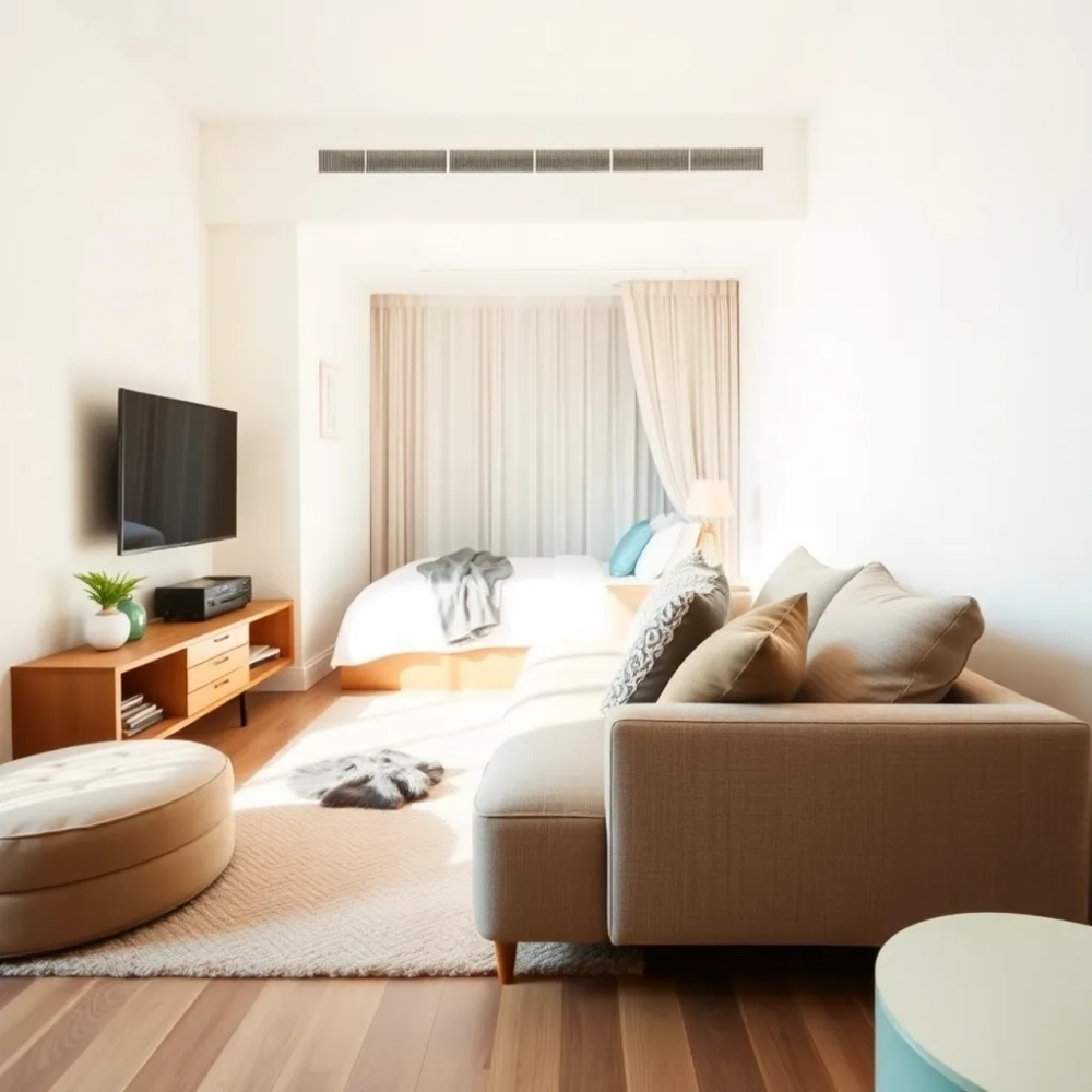 Jak urządzić pokój dzienny z sypialnią