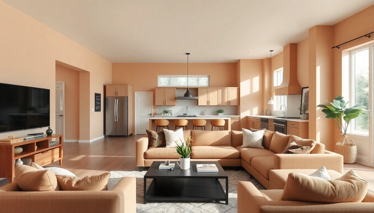 Jaki kolor do salonu z aneksem kuchennym