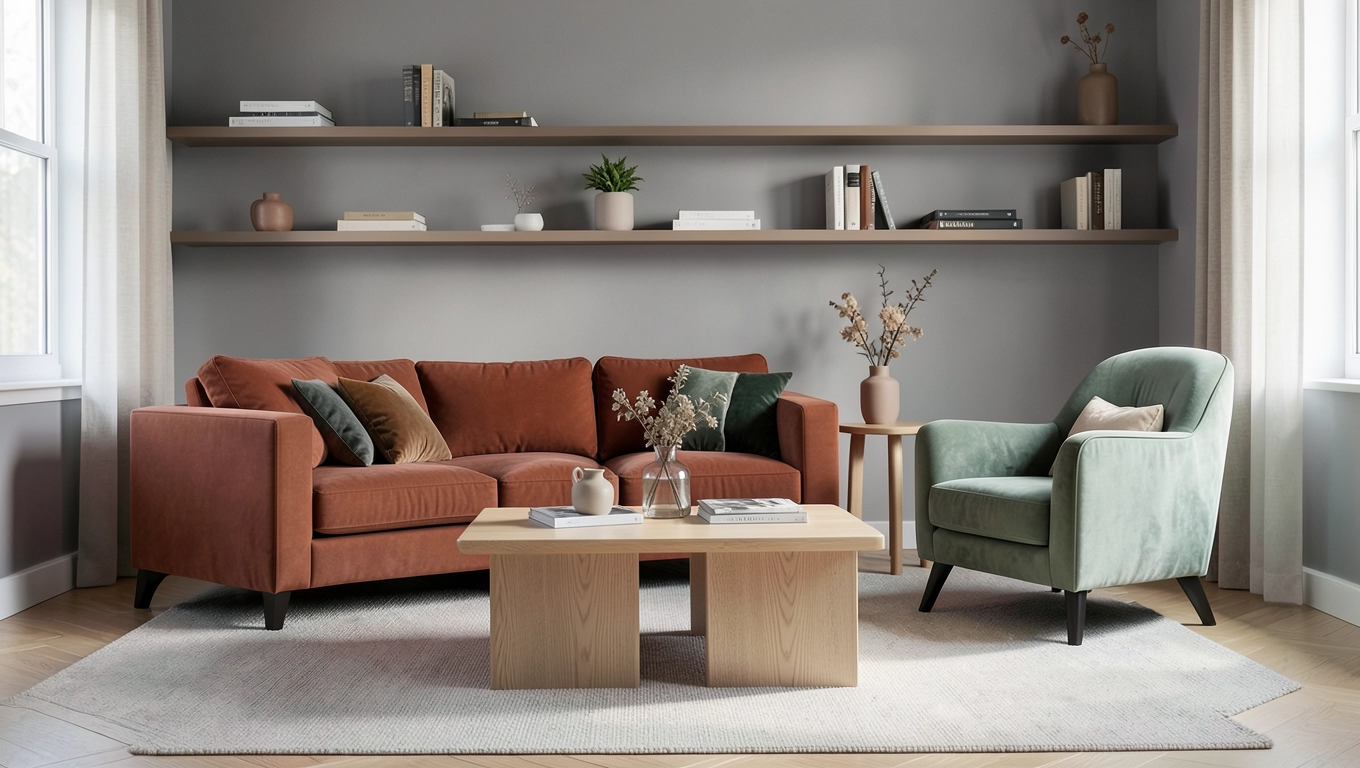 Jaki kolor mebli do salonu 2024