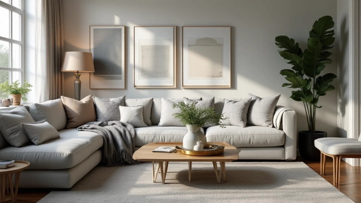 Jakie dodatki do szarego salonu