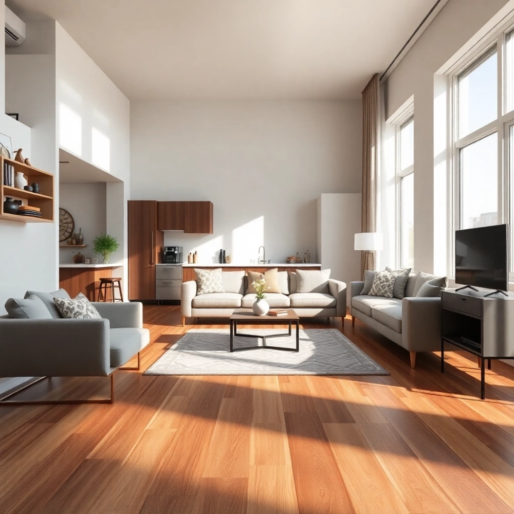 jakie panele do salonu z aneksem