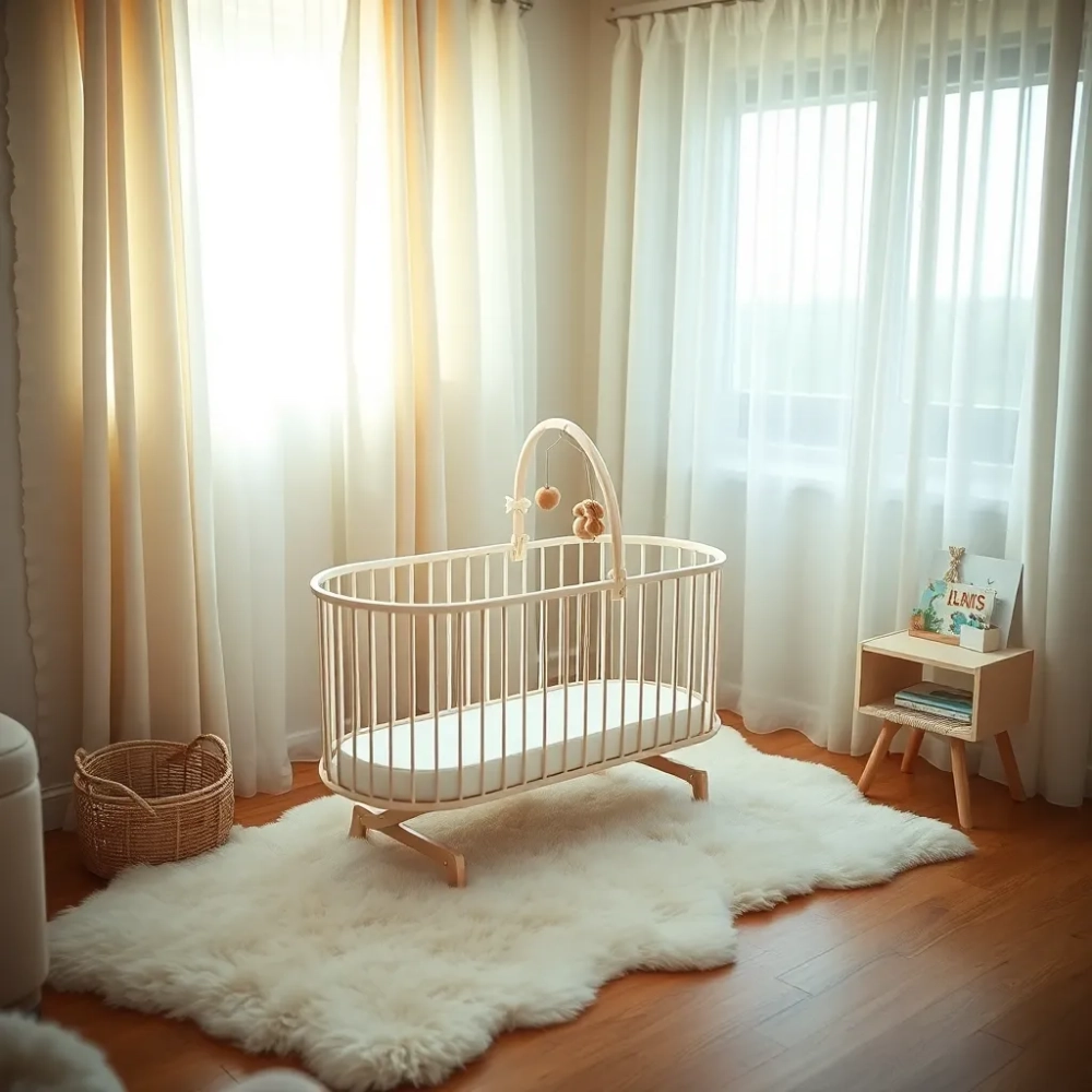 Kącik dla dziecka w sypialni rodziców