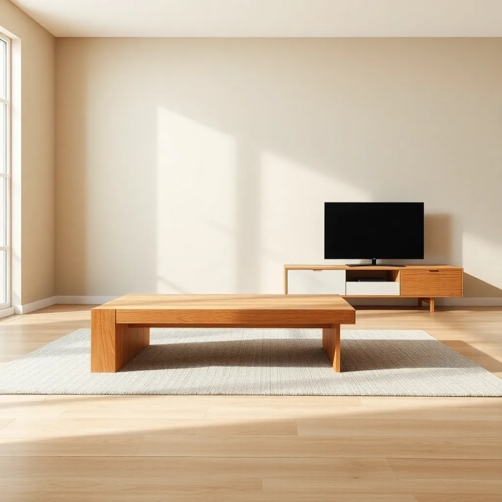 Kolor ścian do mebli dębowych w salonie