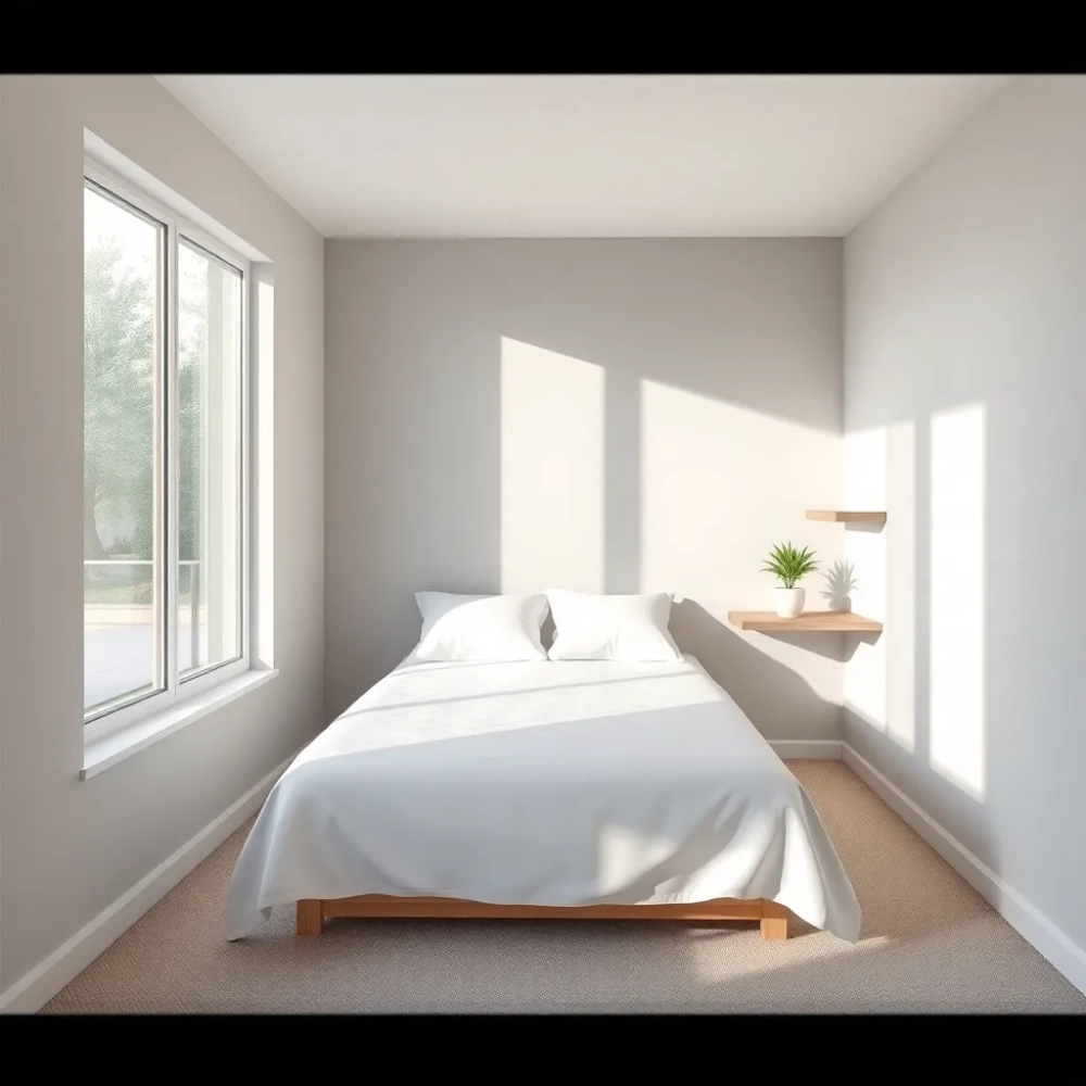 mała sypialnia inspiracje