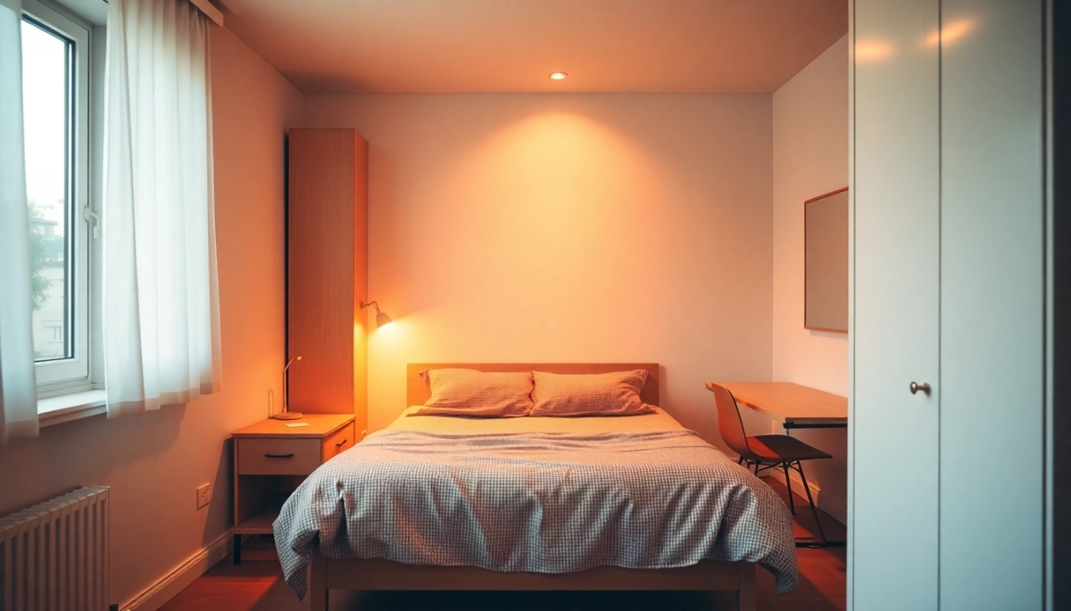 Mała sypialnia w bloku inspiracje