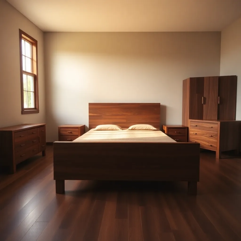 Meble z litego drewna do sypialni