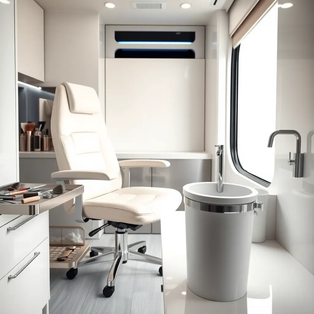 Mobilny salon fryzjerski a sanepid