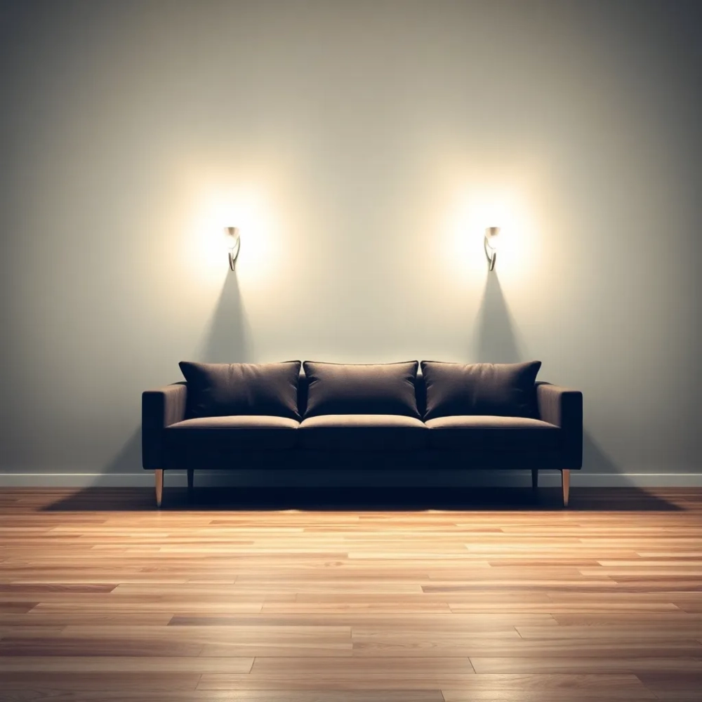 Na jakiej wysokości kinkiety w salonie