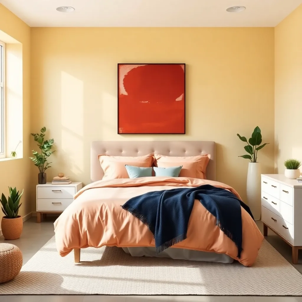 Najmodniejsze kolory sypialni 2024