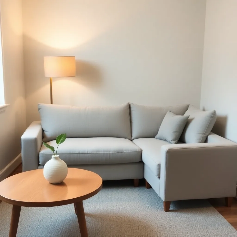 Narożnik w małym salonie