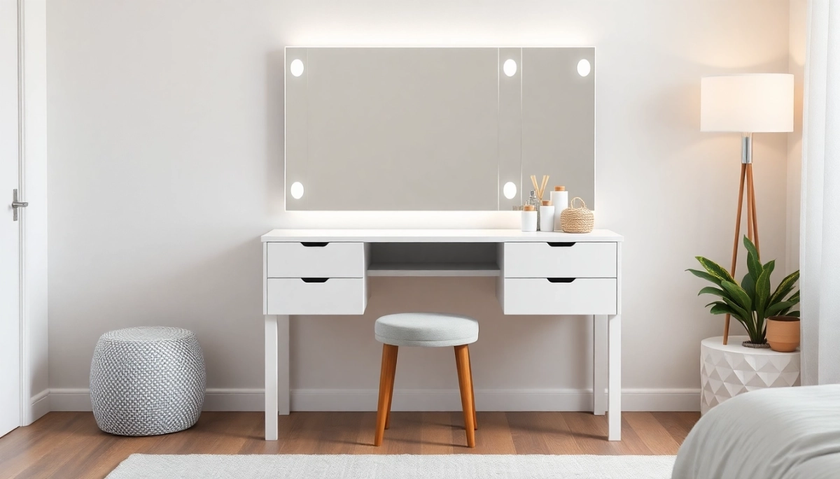 Nowoczesna toaletka do sypialni