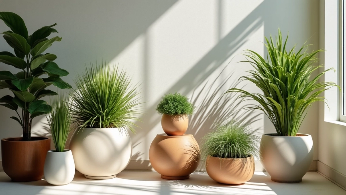 Nowoczesne kwietniki do salonu