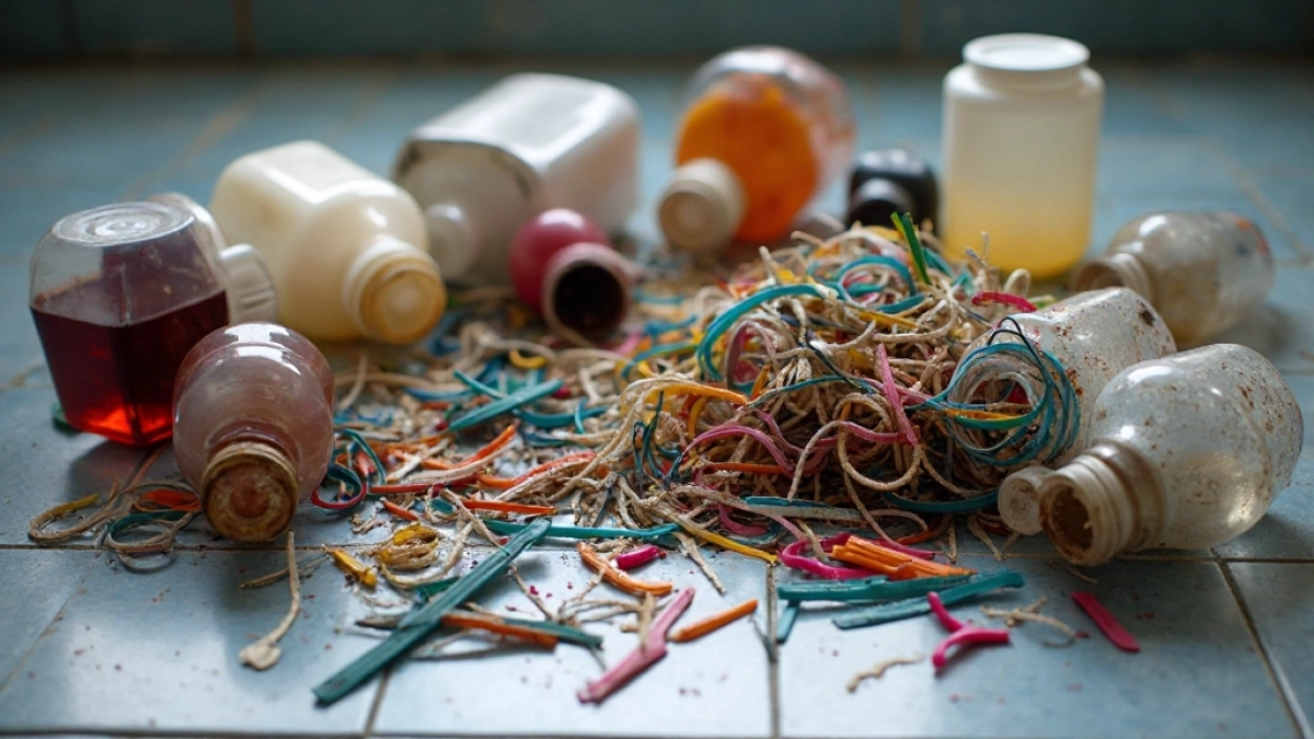 odpady z salonu fryzjerskiego