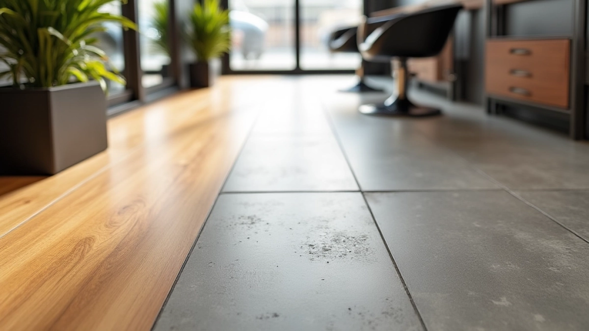 Określ jaki rodzaj podłóg powinien stanowić wyposażenie salonu fryzjerskiego