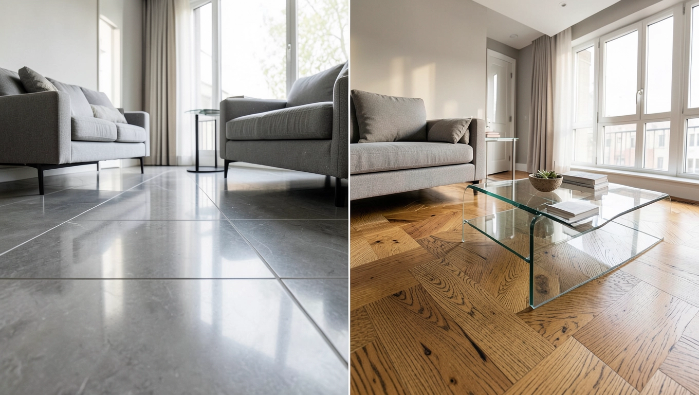 Płytki czy parkiet w salonie