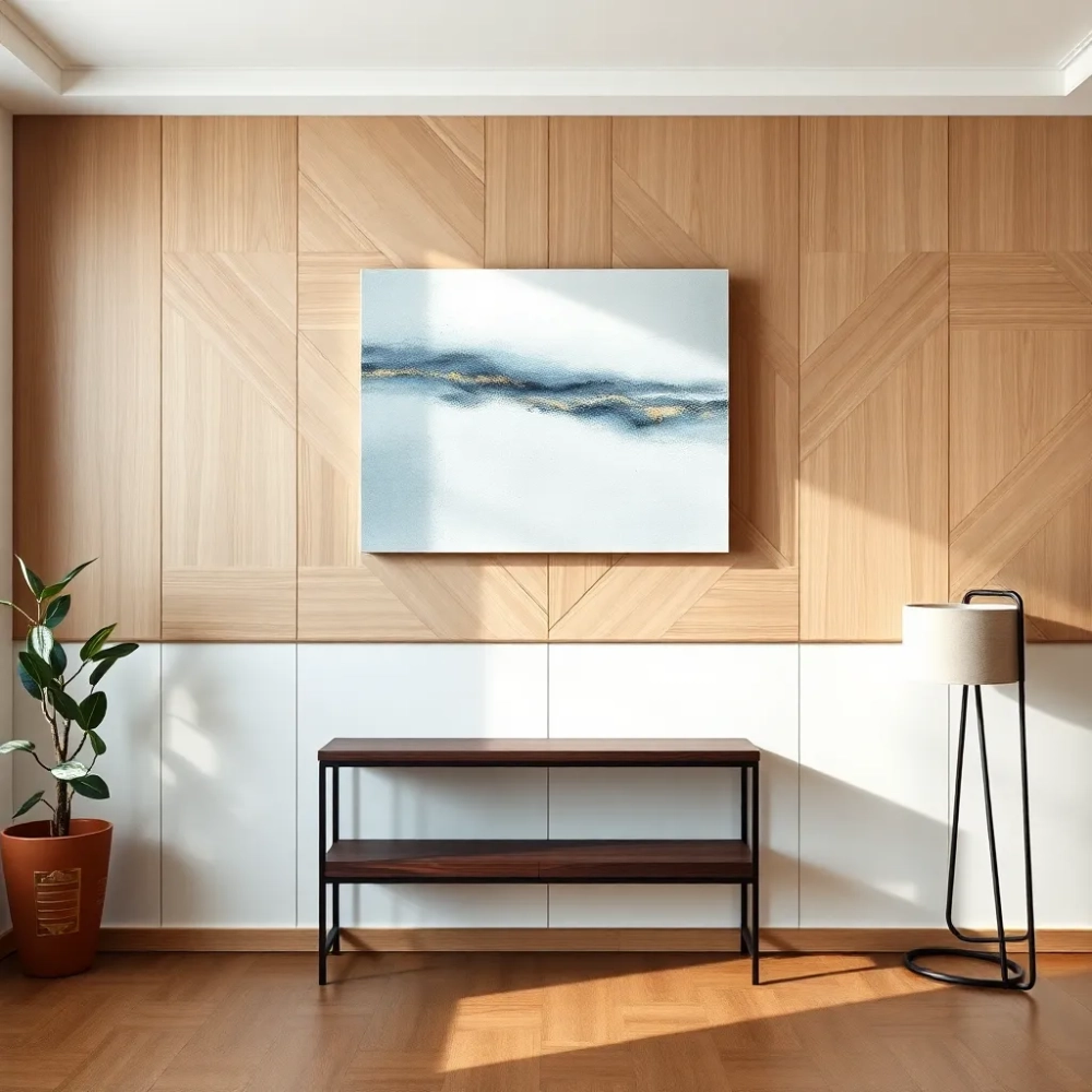 pomysł na ścianę w salonie