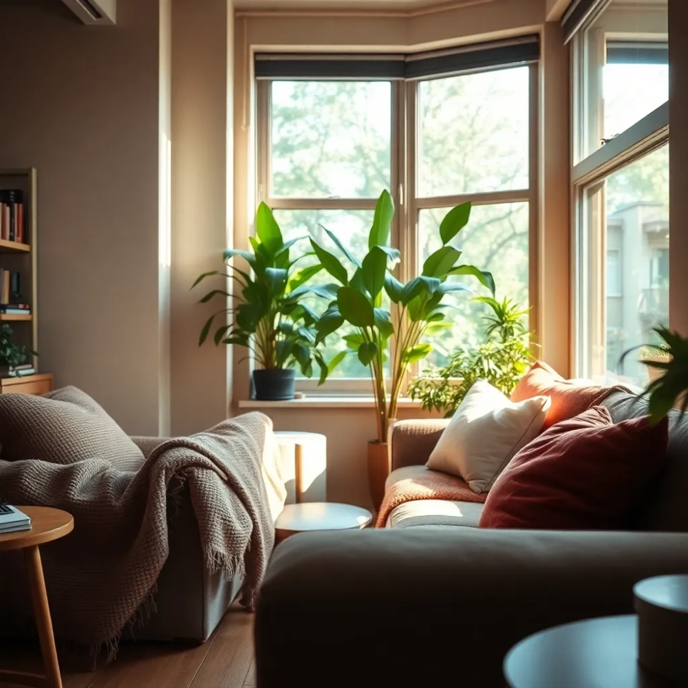 Przytulny salon w bloku inspiracje