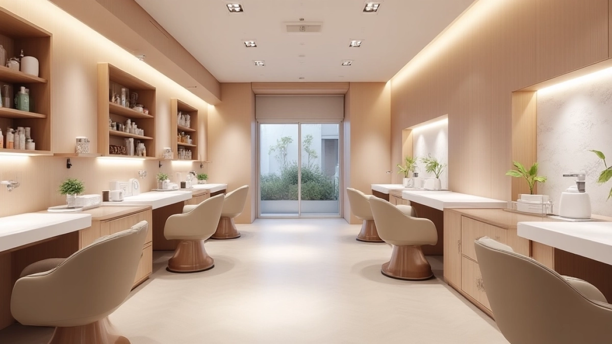 Salon kosmetyczny projekt