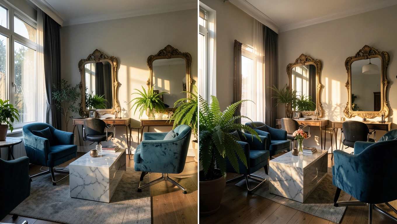 Salon od północy czy południa