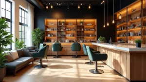 aranżacja salonów fryzjerskich
