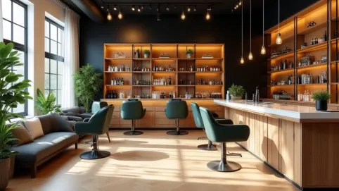 aranżacja salonów fryzjerskich