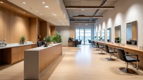 aranżacje salonów fryzjerskich