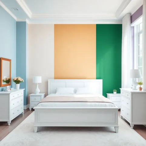 Biała sypialnia jakie ściany