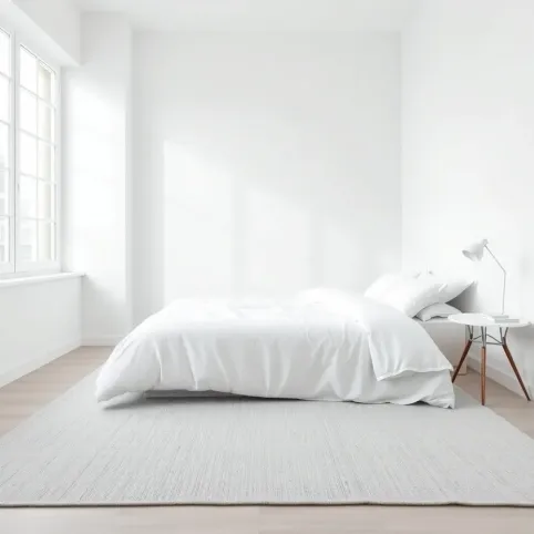 białoszara sypialnia  jakie dodatki