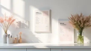 Cennik Salon kosmetyczny wzór Łódź