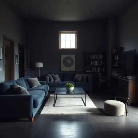 Ciemny salon jak rozjaśnić
