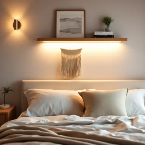 Co nad łóżkiem w sypialni