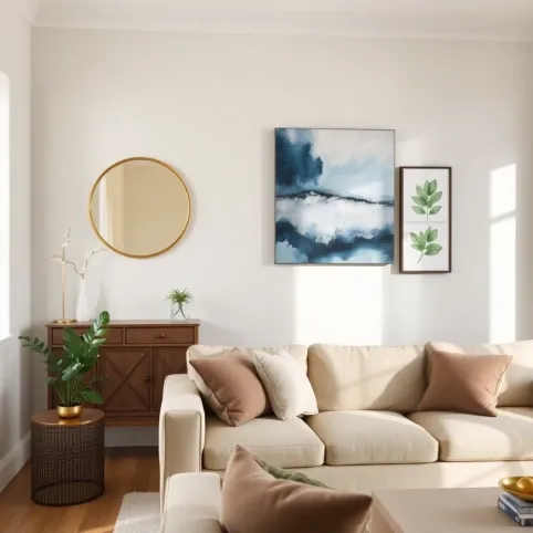 Co powiesić na ścianę w salonie