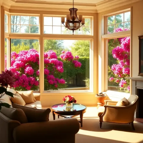 Dom w rododendronach 6 salon