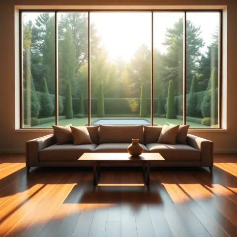 Duże okno w salonie cena