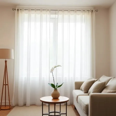 Gotowe firany do salonu wysokość 230 cm