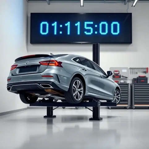 Ile trwa serwis auta w salonie