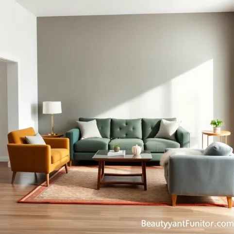 Jak łączyć kolory mebli w salonie