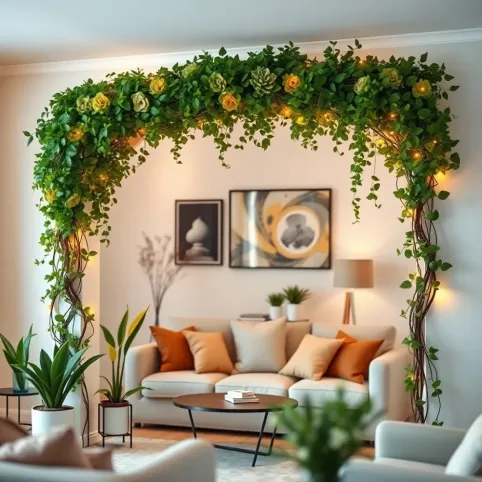 Jak ozdobić łuk w salonie