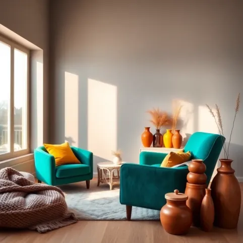 Jak ożywić szary salon