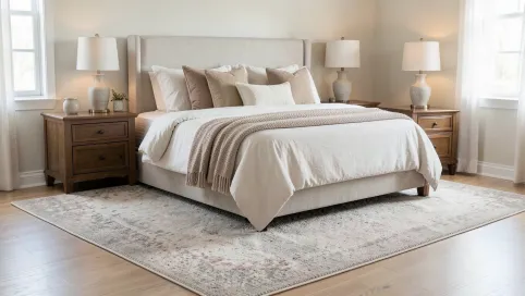 Jak położyć dywan w sypialni